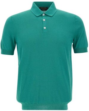 Gran Sasso Polo Shirts - Green