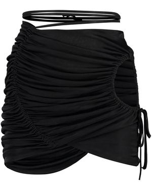 ANDREA ADAMO Short Skirts - Black