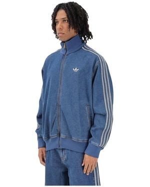 adidas Long Sleeve Training Tops - Bleu