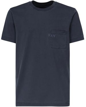 Fay T-Shirts - Blue