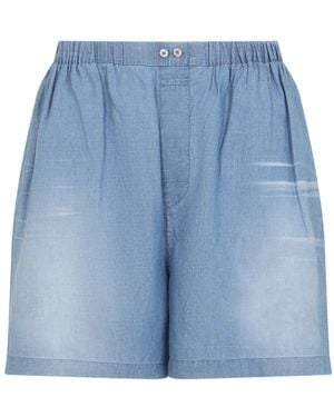 Acne Studios Denim Shorts - Blauw