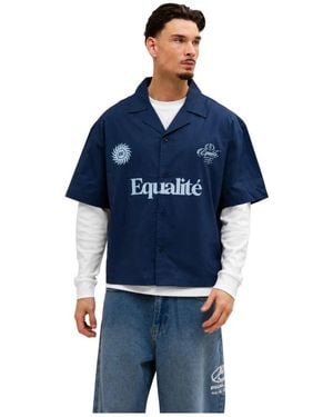 Equalite Short Sleeve Shirts - Azul