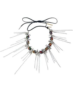 Dries Van Noten Accessoires ,Veelkleurig ,Katoen Kettingkraag Ketting - Meerkleurig