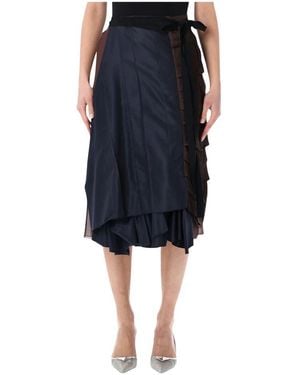 Prada Midi Skirts - Blue