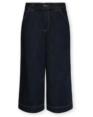 Elena Miro Cropped Jeans - Blu