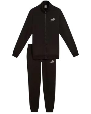 PUMA Fitness ,Zwart ,Tweed Tuta Completa Felpa Zip + Pantalone