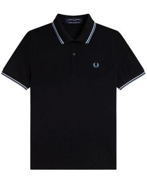 Fred Perry Polo Shirts - Black