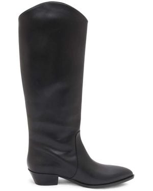 Sergio Levantesi Cowboy & Biker Boots - Black