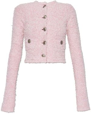 Balenciaga Tweed Jackets - Pink