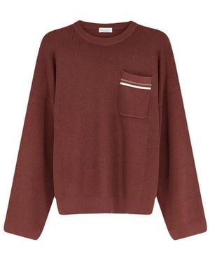 Brunello Cucinelli Round-Neck Knitwear - Violet