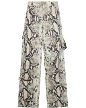 Roberto Cavalli Wide Trousers - Brown