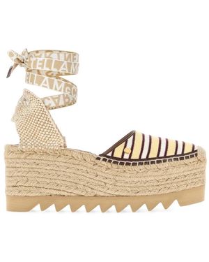 Stella McCartney Gaia Sleehakken - Metallic