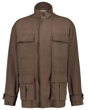 Ferragamo Light Jackets - Brown