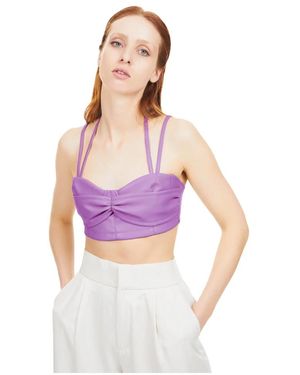 THEMOIRÈ Sleeveless Tops - Purple