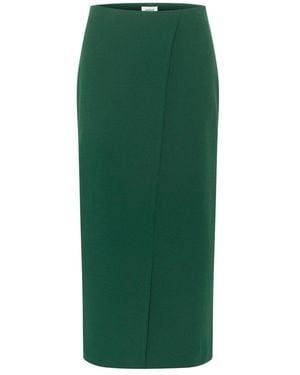 Soaked In Luxury Midi Skirts - Green