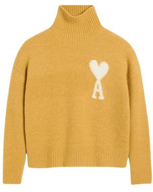 Ami Paris Turtlenecks - Yellow