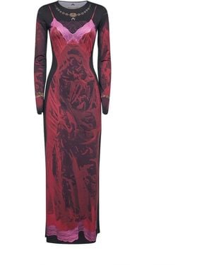 Marine Serre Maxi Dresses - Rojo