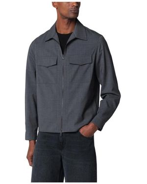 Santaniello Jassen ,Grijs ,Wol Giubbotto Pisa - Blauw