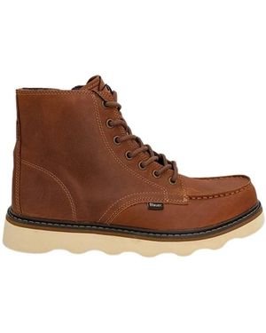 Blauer Nolan Schnürstiefel - Braun