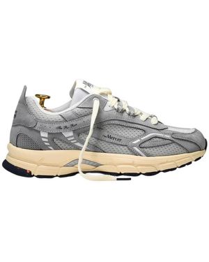 Mercer Schoenen ,Grijs ,Leer Re-Run Vintage
