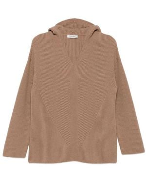Max Mara V-Neck Knitwear - Marrón