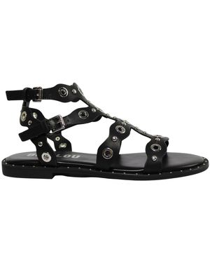 Bibi Lou Flat Sandals - Black