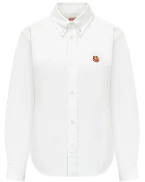 KENZO Boke Flower Slim Fit Shirt - Wit