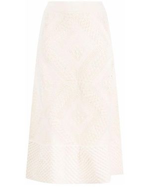 Jil Sander Midi Skirts - White