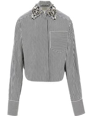 Sportmax Overhemden ,Veelkleurig ,Shirts - Grijs