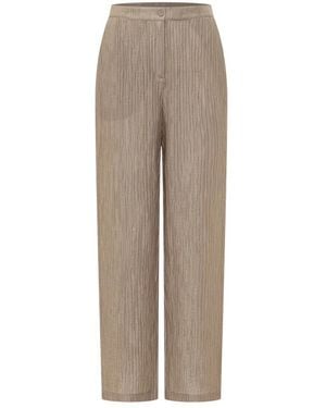 Emporio Armani Wide Trousers - Brown