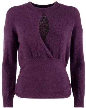 Nenette Round-Neck Knitwear - Viola