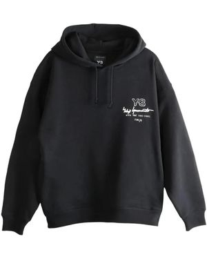 Y-3 Hoodies - Black