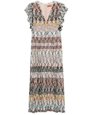 Missoni Maxi Dresses - Neutre