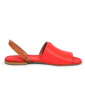 La Martina Flat Sandals - Rosso