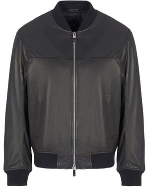 ARMANI EXCHANGE Bomber Jackets - Black
