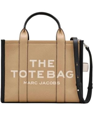 Marc Jacobs Tassen ,Leer Colorblock Medium Tote Bag - Metallic