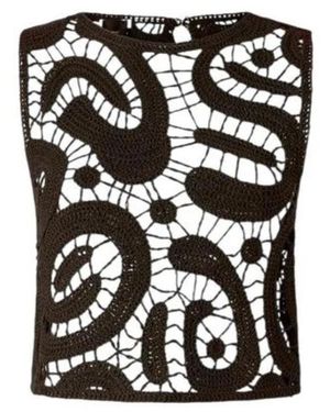 Pinko Sleeveless Tops - Black