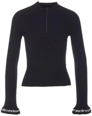 Alexander Wang Rollkragenpullover - Schwarz