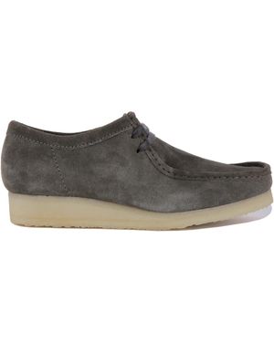 Clarks Laced Shoes - Grey