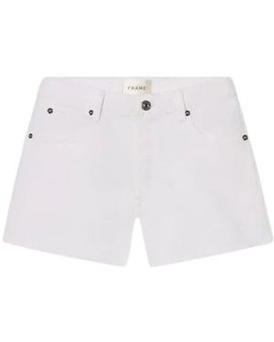 FRAME Short Shorts - White