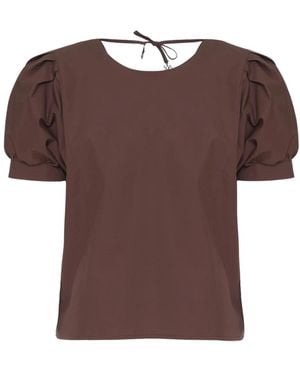 Soallure Blouses - Brown