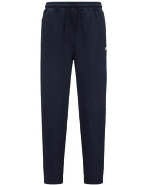 K-Way Slim-Fit Trousers - Blue