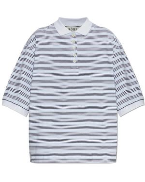 Rohe Oversized Polo - Blau
