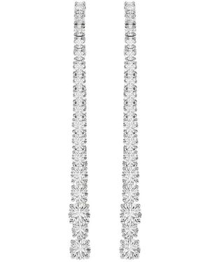 Swarovski Matrix Drop Ohrringe - Weiß