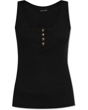 Anine Bing Sleeveless Tops - Nero