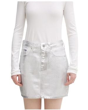 KARL LAGERFELD Denim Skirts - Blanco