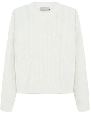 Copenhagen Muse Round-Neck Knitwear - White