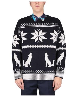 Etro Round-Neck Knitwear - Negro
