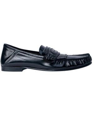 Marni Leather Penny Loafers - Blau