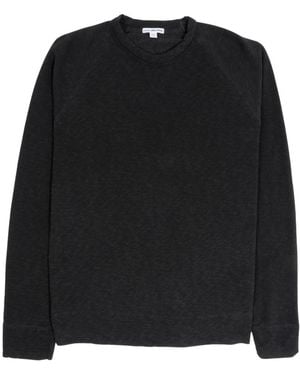 James Perse Round-Neck Knitwear - Nero